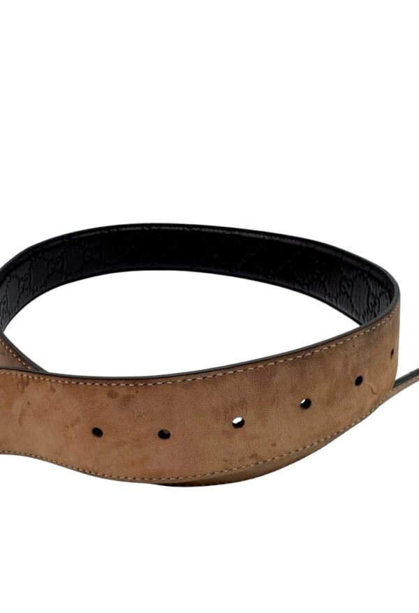 GUCCI -  INTERLOCKING MONOGRAM BELT - Image 5